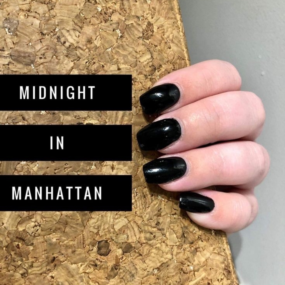 Color Street Nail Polish Strips in shade Midnight in Manhattan